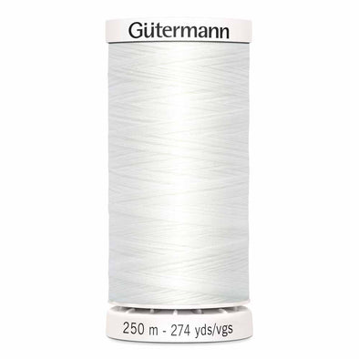 Fil GÜTERMANN 250m: #20 - blanc