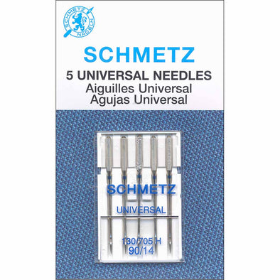Aiguilles universelles SCHMETZ #1710 sur carton - 90/14 - 5 unités
