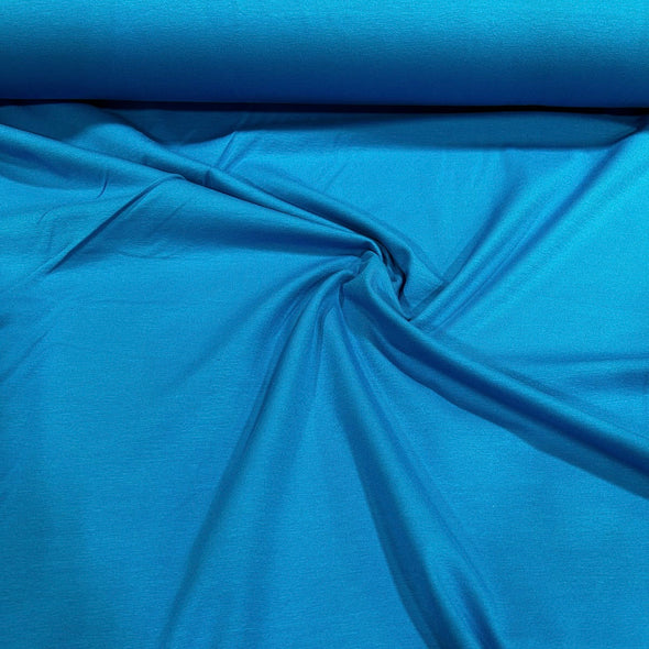 Bleu cyan - jersey coton spandex Collection certifiée Oeko-Tex