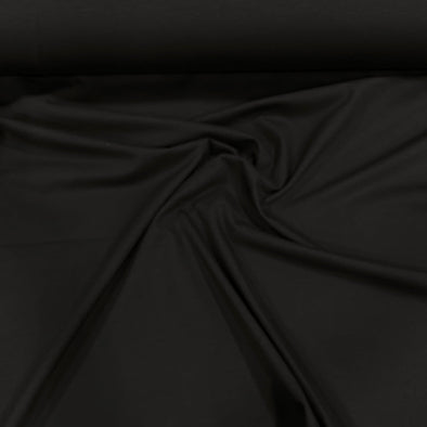 Noir - jersey coton spandex Collection certifiée Oeko-Tex