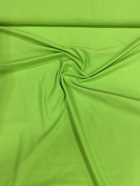 Coton spandex vert flash
