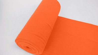 Bord côte (rib) orange fluo